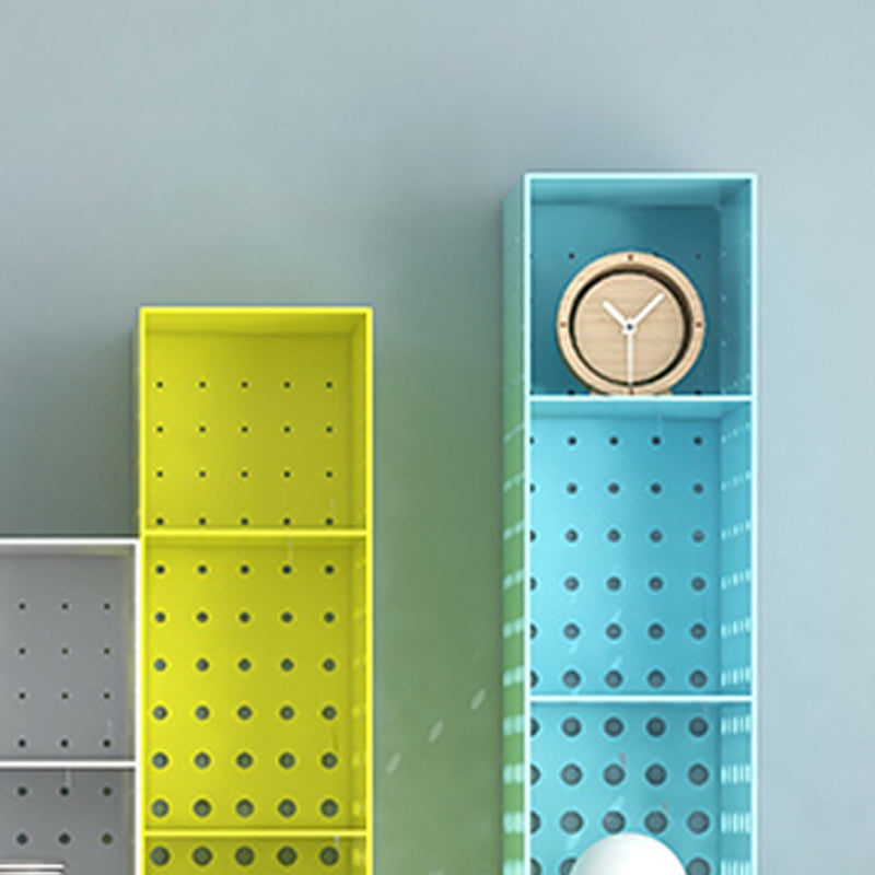 Contemporary Wall Unit Bookshelf Iron Horizontal Shelf,39.4"L x 9.8"W x 9.8"H Clearhalo 'Bookcases' 'furn' 'furn_bookcases' 'Furniture' 'furniture_bookcases' 'kitchen' 'kitchen_bookcases' 'Living Room Furniture' 'Office Furniture' 4708743