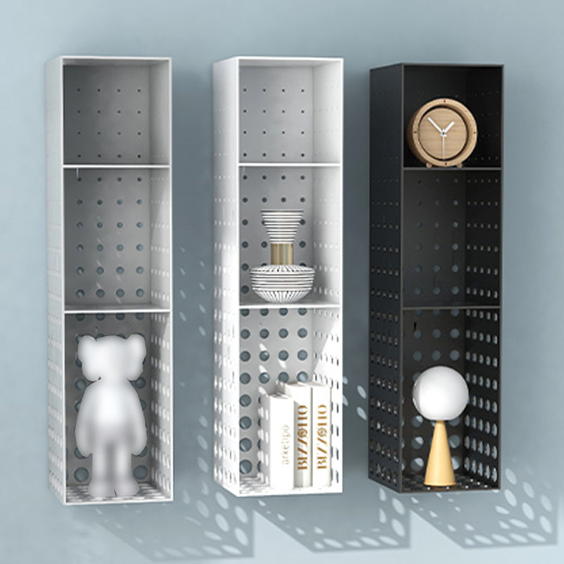 Contemporary Wall Unit Bookshelf Iron Horizontal Shelf,39.4"L x 9.8"W x 9.8"H Clearhalo 'Bookcases' 'furn' 'furn_bookcases' 'Furniture' 'furniture_bookcases' 'kitchen' 'kitchen_bookcases' 'Living Room Furniture' 'Office Furniture' 4708751