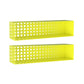 Contemporary Wall Unit Bookshelf Iron Horizontal Shelf,39.4"L x 9.8"W x 9.8"H Yellow 2 Piece Set Clearhalo 'Bookcases' 'furn' 'furn_bookcases' 'Furniture' 'furniture_bookcases' 'kitchen' 'kitchen_bookcases' 'Living Room Furniture' 'Office Furniture' 4708762