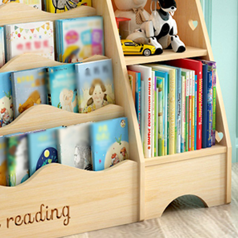 Ladder Bookcase Solid Wood Contemporary Style Bookshelf for Study Room Clearhalo 'Bookcases' 'furn' 'furn_bookcases' 'Furniture' 'furniture_bookcases' 'kitchen' 'kitchen_bookcases' 'Living Room Furniture' 'Office Furniture' 4708849