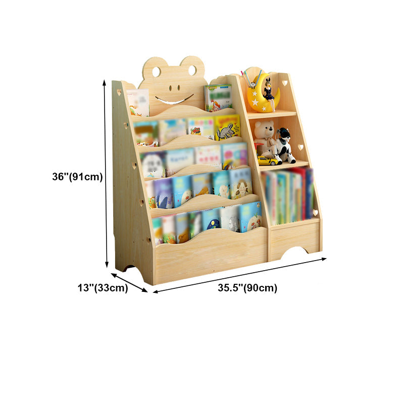 Ladder Bookcase Solid Wood Contemporary Style Bookshelf for Study Room Clearhalo 'Bookcases' 'furn' 'furn_bookcases' 'Furniture' 'furniture_bookcases' 'kitchen' 'kitchen_bookcases' 'Living Room Furniture' 'Office Furniture' 4708860