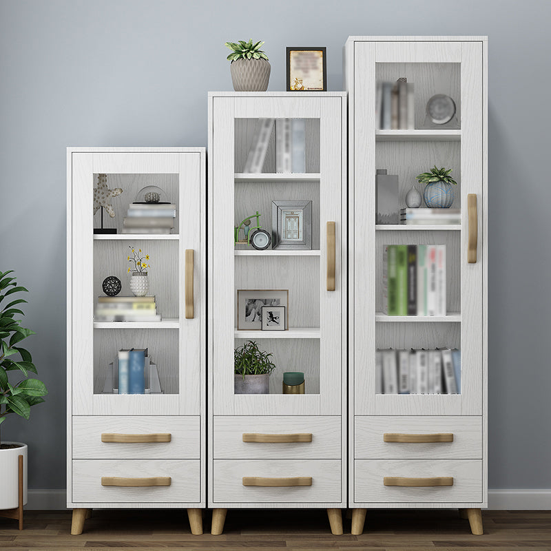 Contemporary Style Standard Bookcase Vertical Book Shelf with Drawer Storage Clearhalo 'Bookcases' 'furn' 'furn_bookcases' 'Furniture' 'furniture_bookcases' 'kitchen' 'kitchen_bookcases' 'Living Room Furniture' 'Office Furniture' 4708862