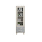 Contemporary Style Standard Bookcase Vertical Book Shelf with Drawer Storage White-Blue Clearhalo 'Bookcases' 'furn' 'furn_bookcases' 'Furniture' 'furniture_bookcases' 'kitchen' 'kitchen_bookcases' 'Living Room Furniture' 'Office Furniture' 4708870