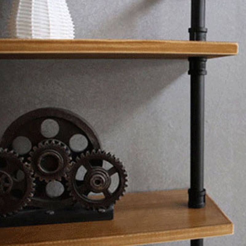 Wall Mounted Bookcase Industrial Metal Floating Shelf for Study Room Clearhalo 'Bookcases' 'furn' 'furn_bookcases' 'Furniture' 'furniture_bookcases' 'kitchen' 'kitchen_bookcases' 'Living Room Furniture' 'Office Furniture' 4708885