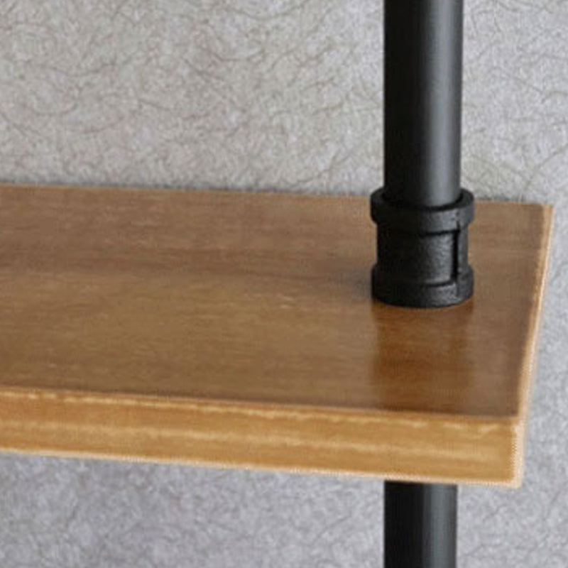 Wall Mounted Bookcase Industrial Metal Floating Shelf for Study Room Clearhalo 'Bookcases' 'furn' 'furn_bookcases' 'Furniture' 'furniture_bookcases' 'kitchen' 'kitchen_bookcases' 'Living Room Furniture' 'Office Furniture' 4708886