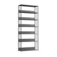 Open Metal Bookcase Modern Style Rectangular Shelve for Study Room 31.5"L x 11.8"W x 74.8"H Black Clearhalo 'Bookcases' 'furn' 'furn_bookcases' 'Furniture' 'furniture_bookcases' 'kitchen' 'kitchen_bookcases' 'Living Room Furniture' 'Office Furniture' 4708900
