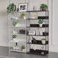 Open Metal Bookcase Modern Style Rectangular Shelve for Study Room Clearhalo 'Bookcases' 'furn' 'furn_bookcases' 'Furniture' 'furniture_bookcases' 'kitchen' 'kitchen_bookcases' 'Living Room Furniture' 'Office Furniture' 4708901