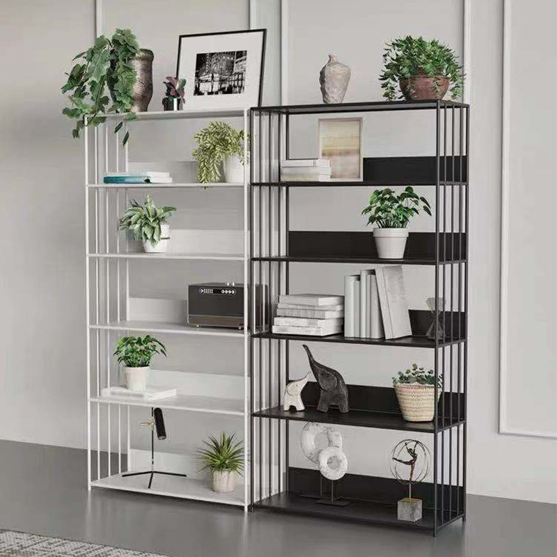 Open Metal Bookcase Modern Style Rectangular Shelve for Study Room Clearhalo 'Bookcases' 'furn' 'furn_bookcases' 'Furniture' 'furniture_bookcases' 'kitchen' 'kitchen_bookcases' 'Living Room Furniture' 'Office Furniture' 4708901