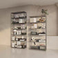 Open Metal Bookcase Modern Style Rectangular Shelve for Study Room Clearhalo 'Bookcases' 'furn' 'furn_bookcases' 'Furniture' 'furniture_bookcases' 'kitchen' 'kitchen_bookcases' 'Living Room Furniture' 'Office Furniture' 4708903