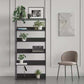 Open Metal Bookcase Modern Style Rectangular Shelve for Study Room 31.5"L x 11.8"W x 63"H Black Clearhalo 'Bookcases' 'furn' 'furn_bookcases' 'Furniture' 'furniture_bookcases' 'kitchen' 'kitchen_bookcases' 'Living Room Furniture' 'Office Furniture' 4708905