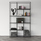 Minimalist Style Open Shelve Bookcase in Metal Material Shelves Clearhalo 'Bookcases' 'furn' 'furn_bookcases' 'Furniture' 'furniture_bookcases' 'kitchen' 'kitchen_bookcases' 'Living Room Furniture' 'Office Furniture' 4708921