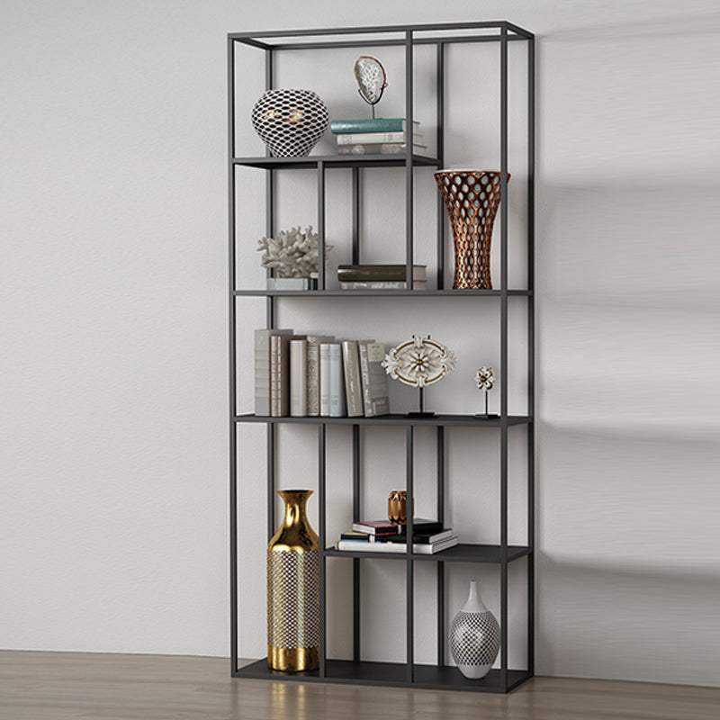 Minimalist Style Open Shelve Bookcase in Metal Material Shelves Clearhalo 'Bookcases' 'furn' 'furn_bookcases' 'Furniture' 'furniture_bookcases' 'kitchen' 'kitchen_bookcases' 'Living Room Furniture' 'Office Furniture' 4708928