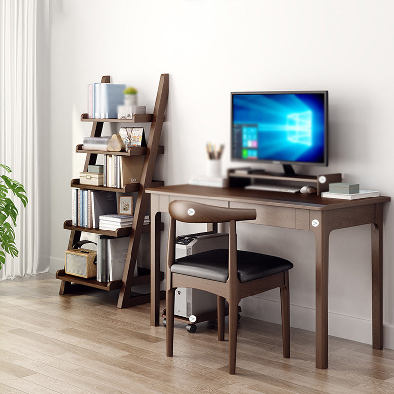 Modern Style Ladder Bookshelf Solid Wood Shelf Bookcase for Home Clearhalo 'Bookcases' 'furn' 'furn_bookcases' 'Furniture' 'furniture_bookcases' 'kitchen' 'kitchen_bookcases' 'Living Room Furniture' 'Office Furniture' 4708945