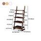 Modern Style Ladder Bookshelf Solid Wood Shelf Bookcase for Home Clearhalo 'Bookcases' 'furn' 'furn_bookcases' 'Furniture' 'furniture_bookcases' 'kitchen' 'kitchen_bookcases' 'Living Room Furniture' 'Office Furniture' 4708948