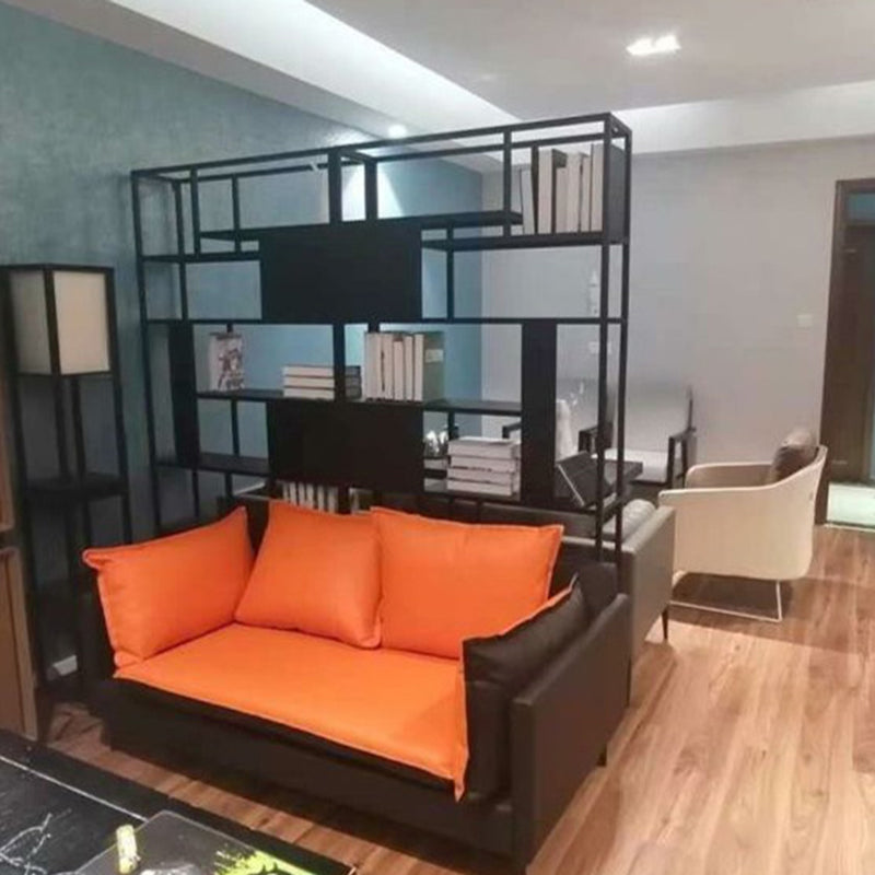 Industrial Style Metal Bookshelf Black Open Shelf Bookcase for Office Clearhalo 'Bookcases' 'furn' 'furn_bookcases' 'Furniture' 'furniture_bookcases' 'kitchen' 'kitchen_bookcases' 'Living Room Furniture' 'Office Furniture' 4708974