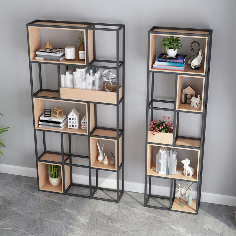 Open Metal Bookcase Minimalist Rectangular Shelf for Study Room Clearhalo 'Bookcases' 'furn' 'furn_bookcases' 'Furniture' 'furniture_bookcases' 'kitchen' 'kitchen_bookcases' 'Living Room Furniture' 'Office Furniture' 4708993