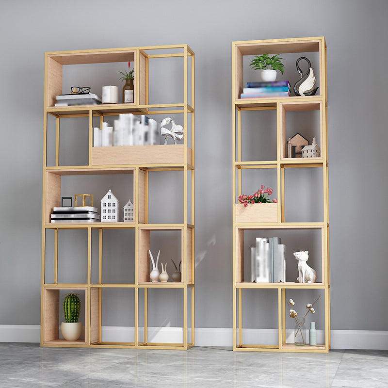 Open Metal Bookcase Minimalist Rectangular Shelf for Study Room Clearhalo 'Bookcases' 'furn' 'furn_bookcases' 'Furniture' 'furniture_bookcases' 'kitchen' 'kitchen_bookcases' 'Living Room Furniture' 'Office Furniture' 4708994