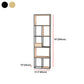 Open Metal Bookcase Minimalist Rectangular Shelf for Study Room Clearhalo 'Bookcases' 'furn' 'furn_bookcases' 'Furniture' 'furniture_bookcases' 'kitchen' 'kitchen_bookcases' 'Living Room Furniture' 'Office Furniture' 4709007