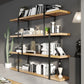 Industrial Style Open Bookshelf Etagere Shelf Bookcase for Home Clearhalo 'Bookcases' 'furn' 'furn_bookcases' 'Furniture' 'furniture_bookcases' 'kitchen' 'kitchen_bookcases' 'Living Room Furniture' 'Office Furniture' 4709011