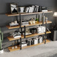Industrial Style Open Bookshelf Etagere Shelf Bookcase for Home Clearhalo 'Bookcases' 'furn' 'furn_bookcases' 'Furniture' 'furniture_bookcases' 'kitchen' 'kitchen_bookcases' 'Living Room Furniture' 'Office Furniture' 4709012