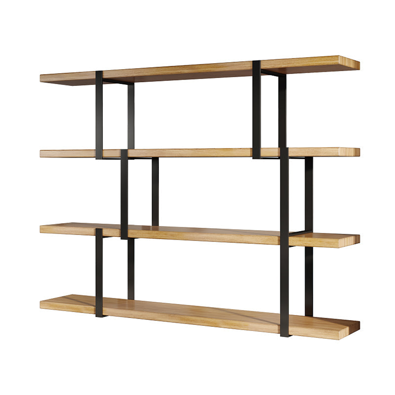 Industrial Style Open Bookshelf Etagere Shelf Bookcase for Home 102.4"L x 13.8"W x 58.3"H Clearhalo 'Bookcases' 'furn' 'furn_bookcases' 'Furniture' 'furniture_bookcases' 'kitchen' 'kitchen_bookcases' 'Living Room Furniture' 'Office Furniture' 4709013