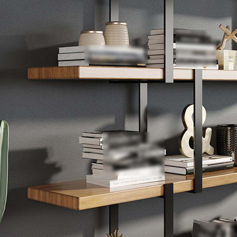 Industrial Style Open Bookshelf Etagere Shelf Bookcase for Home Clearhalo 'Bookcases' 'furn' 'furn_bookcases' 'Furniture' 'furniture_bookcases' 'kitchen' 'kitchen_bookcases' 'Living Room Furniture' 'Office Furniture' 4709016
