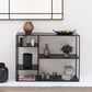 Minimalist Open Etagere Bookcase with Metal Rectangular Shelves Bookcase 31.5"L x 11.8"W x 29.5"H Clearhalo 'Bookcases' 'furn' 'furn_bookcases' 'Furniture' 'furniture_bookcases' 'kitchen' 'kitchen_bookcases' 'Living Room Furniture' 'Office Furniture' 4709023