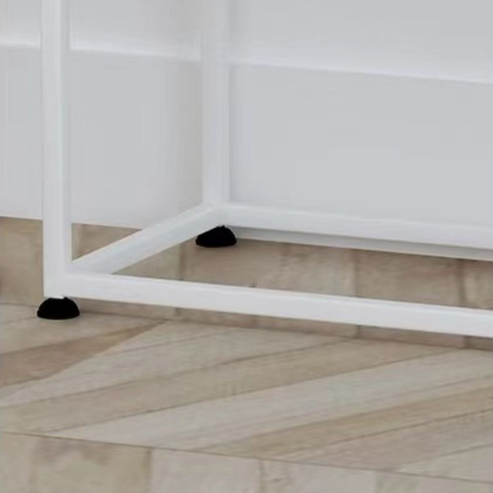 Minimalist Open Etagere Bookcase with Metal Rectangular Shelves Bookcase Clearhalo 'Bookcases' 'furn' 'furn_bookcases' 'Furniture' 'furniture_bookcases' 'kitchen' 'kitchen_bookcases' 'Living Room Furniture' 'Office Furniture' 4709030