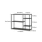 Minimalist Open Etagere Bookcase with Metal Rectangular Shelves Bookcase Clearhalo 'Bookcases' 'furn' 'furn_bookcases' 'Furniture' 'furniture_bookcases' 'kitchen' 'kitchen_bookcases' 'Living Room Furniture' 'Office Furniture' 4709033