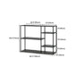 Minimalist Open Etagere Bookcase with Metal Rectangular Shelves Bookcase Clearhalo 'Bookcases' 'furn' 'furn_bookcases' 'Furniture' 'furniture_bookcases' 'kitchen' 'kitchen_bookcases' 'Living Room Furniture' 'Office Furniture' 4709034