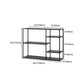 Minimalist Open Etagere Bookcase with Metal Rectangular Shelves Bookcase Clearhalo 'Bookcases' 'furn' 'furn_bookcases' 'Furniture' 'furniture_bookcases' 'kitchen' 'kitchen_bookcases' 'Living Room Furniture' 'Office Furniture' 4709036