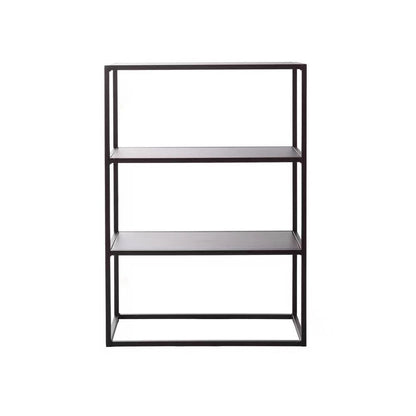 Open Metal Etagere Bookcase Contemporary Shelf Bookcase with Shelves 23.6"L x 11.8"W x 35.4"H Black Clearhalo 'Bookcases' 'furn' 'furn_bookcases' 'Furniture' 'furniture_bookcases' 'kitchen' 'kitchen_bookcases' 'Living Room Furniture' 'Office Furniture' 4709039