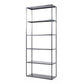 Open Metal Etagere Bookcase Contemporary Shelf Bookcase with Shelves 23.6"L x 11.8"W x 70.9"H Black Clearhalo 'Bookcases' 'furn' 'furn_bookcases' 'Furniture' 'furniture_bookcases' 'kitchen' 'kitchen_bookcases' 'Living Room Furniture' 'Office Furniture' 4709041