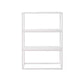 Open Metal Etagere Bookcase Contemporary Shelf Bookcase with Shelves 23.6"L x 11.8"W x 35.4"H White Clearhalo 'Bookcases' 'furn' 'furn_bookcases' 'Furniture' 'furniture_bookcases' 'kitchen' 'kitchen_bookcases' 'Living Room Furniture' 'Office Furniture' 4709043