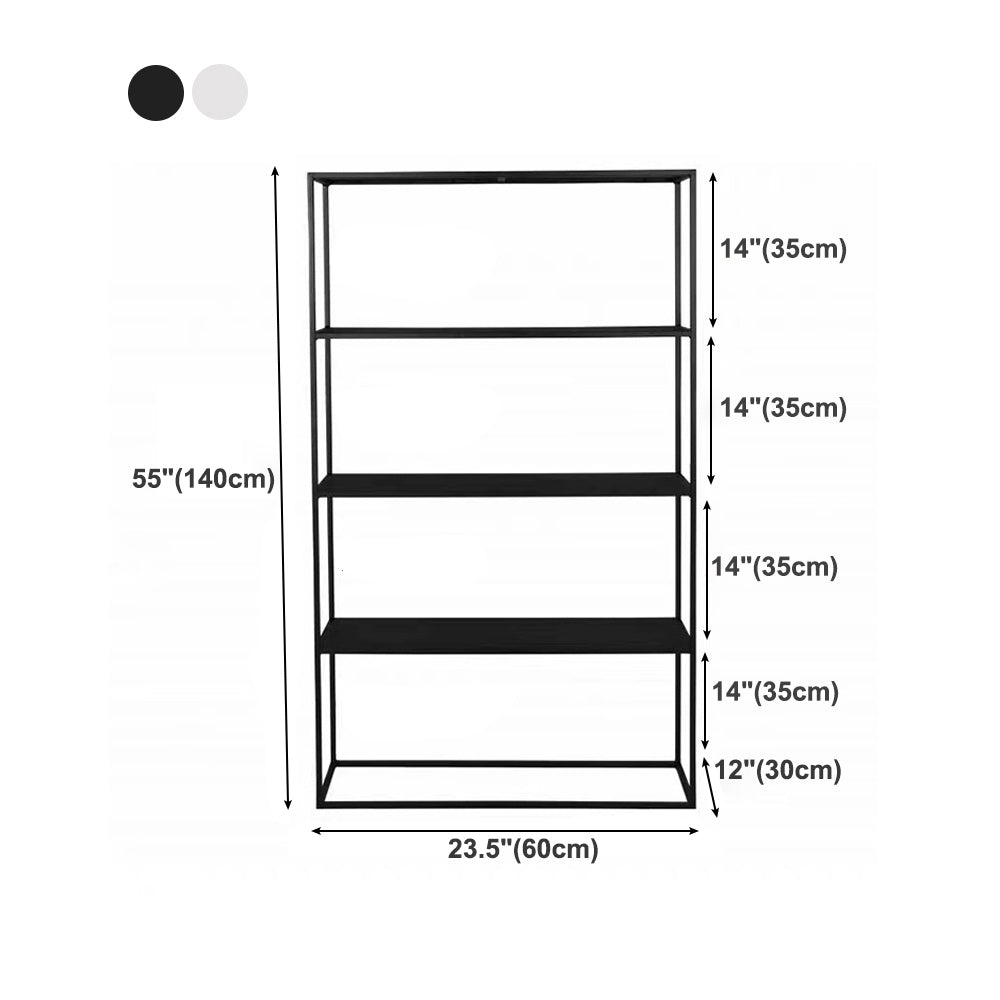 Open Metal Etagere Bookcase Contemporary Shelf Bookcase with Shelves Clearhalo 'Bookcases' 'furn' 'furn_bookcases' 'Furniture' 'furniture_bookcases' 'kitchen' 'kitchen_bookcases' 'Living Room Furniture' 'Office Furniture' 4709050