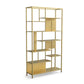 Open Etagere Bookcase Modern Style Shelf Bookcase with Metal Material Gold Clearhalo 'Bookcases' 'furn' 'furn_bookcases' 'Furniture' 'furniture_bookcases' 'kitchen' 'kitchen_bookcases' 'Living Room Furniture' 'Office Furniture' 4709053