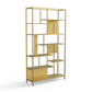 Open Etagere Bookcase Modern Style Shelf Bookcase with Metal Material Clearhalo 'Bookcases' 'furn' 'furn_bookcases' 'Furniture' 'furniture_bookcases' 'kitchen' 'kitchen_bookcases' 'Living Room Furniture' 'Office Furniture' 4709058