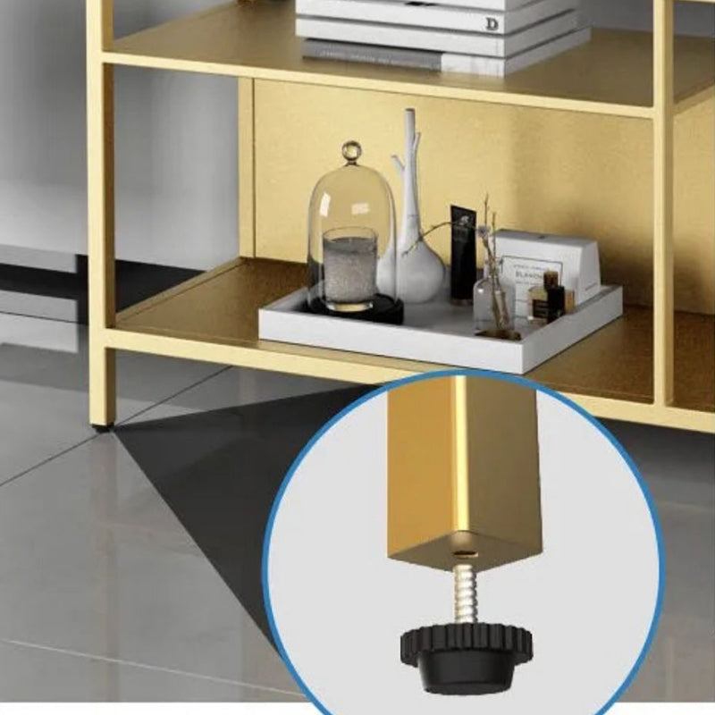 Open Etagere Bookcase Modern Style Shelf Bookcase with Metal Material Clearhalo 'Bookcases' 'furn' 'furn_bookcases' 'Furniture' 'furniture_bookcases' 'kitchen' 'kitchen_bookcases' 'Living Room Furniture' 'Office Furniture' 4709060