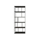 Industrial Style Metal Etagere Bookcase with Rectangular Shelves Bookcase 47"L x 10"W x 71"H Clearhalo 'Bookcases' 'furn' 'furn_bookcases' 'Furniture' 'furniture_bookcases' 'kitchen' 'kitchen_bookcases' 'Living Room Furniture' 'Office Furniture' 4709083