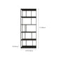 Industrial Style Metal Etagere Bookcase with Rectangular Shelves Bookcase Clearhalo 'Bookcases' 'furn' 'furn_bookcases' 'Furniture' 'furniture_bookcases' 'kitchen' 'kitchen_bookcases' 'Living Room Furniture' 'Office Furniture' 4709092