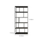 Industrial Style Metal Etagere Bookcase with Rectangular Shelves Bookcase Clearhalo 'Bookcases' 'furn' 'furn_bookcases' 'Furniture' 'furniture_bookcases' 'kitchen' 'kitchen_bookcases' 'Living Room Furniture' 'Office Furniture' 4709093