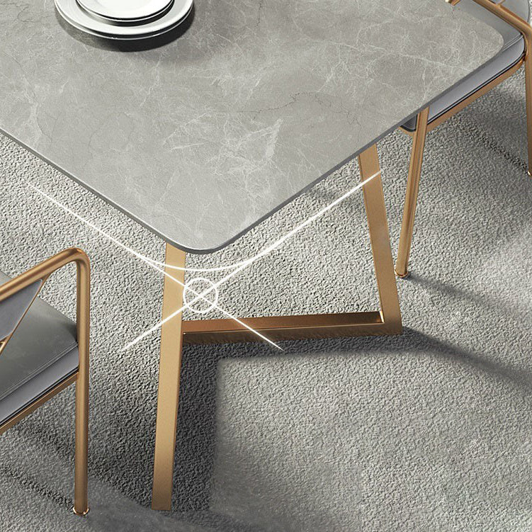 Glam 1/4/5 Pieces Dining Room Chair Set Rectangle Dining Table Set Clearhalo 'Dining Room Sets' 'Dining Tables & Seating' 'dining_room_set' 'furn' 'furn_dining_room_set' 'Furniture' 'furniture_dining_room_set' 'Kitchen & Dining Furniture' 4713050