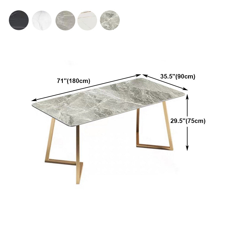 Glam 1/4/5 Pieces Dining Room Chair Set Rectangle Dining Table Set Clearhalo 'Dining Room Sets' 'Dining Tables & Seating' 'dining_room_set' 'furn' 'furn_dining_room_set' 'Furniture' 'furniture_dining_room_set' 'Kitchen & Dining Furniture' 4713064