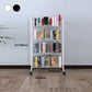 Steel Industrial Etagere Bookshelf Open Vertical Bookshelf with Caster Wheels Clearhalo 'Bookcases' 'furn' 'furn_bookcases' 'Furniture' 'furniture_bookcases' 'kitchen' 'kitchen_bookcases' 'Living Room Furniture' 'Office Furniture' 4718769