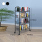 Steel Industrial Etagere Bookshelf Open Vertical Bookshelf with Caster Wheels Clearhalo 'Bookcases' 'furn' 'furn_bookcases' 'Furniture' 'furniture_bookcases' 'kitchen' 'kitchen_bookcases' 'Living Room Furniture' 'Office Furniture' 4718770