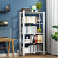 Industrial Open Etagere Bookshelf Metal Bookshelf with Caster Wheels Clearhalo 'Bookcases' 'furn' 'furn_bookcases' 'Furniture' 'furniture_bookcases' 'kitchen' 'kitchen_bookcases' 'Living Room Furniture' 'Office Furniture' 4718773