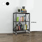 Industrial Open Etagere Bookshelf Metal Bookshelf with Caster Wheels Clearhalo 'Bookcases' 'furn' 'furn_bookcases' 'Furniture' 'furniture_bookcases' 'kitchen' 'kitchen_bookcases' 'Living Room Furniture' 'Office Furniture' 4718800