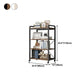 Industrial Open Etagere Bookshelf Steel Frame Manufactured Wood Shelf Bookshelf Clearhalo 'Bookcases' 'furn' 'furn_bookcases' 'Furniture' 'furniture_bookcases' 'kitchen' 'kitchen_bookcases' 'Living Room Furniture' 'Office Furniture' 4718902