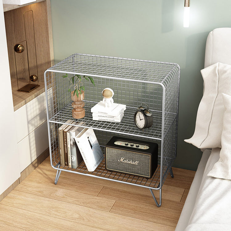 Glam Metal Iron Standard Bookshelf Vertical Closed Back Bookshelf Clearhalo 'Bookcases' 'furn' 'furn_bookcases' 'Furniture' 'furniture_bookcases' 'kitchen' 'kitchen_bookcases' 'Living Room Furniture' 'Office Furniture' 4718953