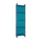 Glam Vertical Standard Bookshelf Acrylic Closed Back Bookshelf for Living Room 15.7"L x 9.8"W x 59.8"H Blue Clearhalo 'Bookcases' 'furn' 'furn_bookcases' 'Furniture' 'furniture_bookcases' 'kitchen' 'kitchen_bookcases' 'Living Room Furniture' 'Office Furniture' 4718963